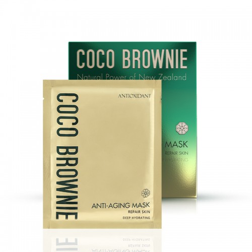 COCO BROWNIE - 蝦青素抗氧化抗衰老面膜 7片